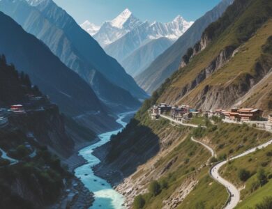Badrinath to Gangotri Distance