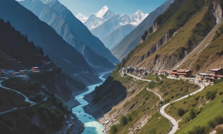Badrinath to Gangotri Distance