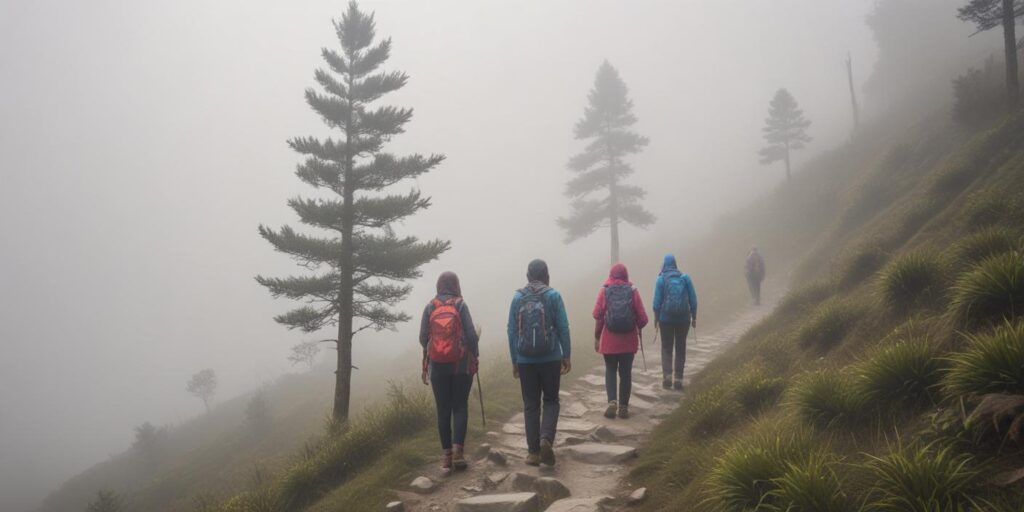 Trekking from Gaurikund to Kedarnath