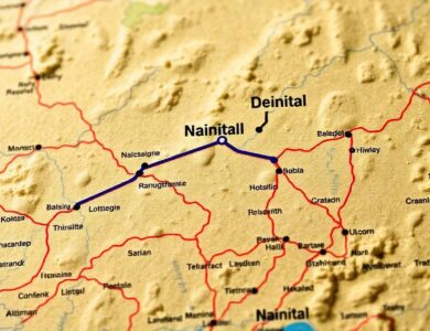 Delhi to Nainital Distance