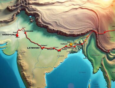 Haridwar to Amarnath Distance