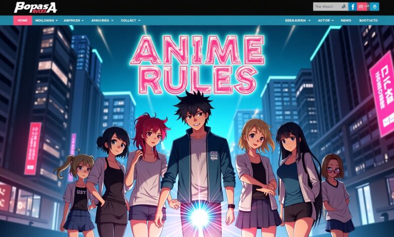 Anime Rules Website