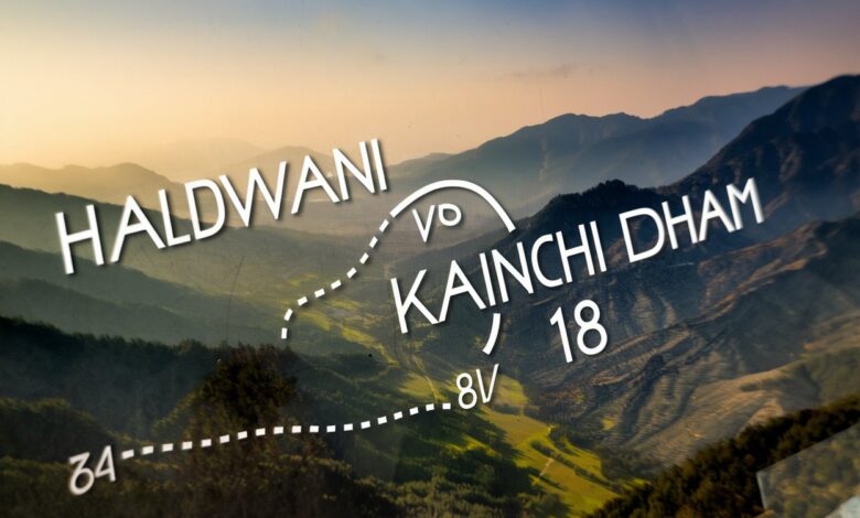 Haldwani to Kainchi Dham distance